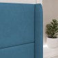 vidaXL Αυτί Κεφαλής Μπλε 80 x 16 x 4 εκ. Βελούδο
