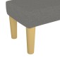 vidaXL Πάγκος Σκούρο Γκρι 70 x 30 x 30 εκ. Υφασμάτινος