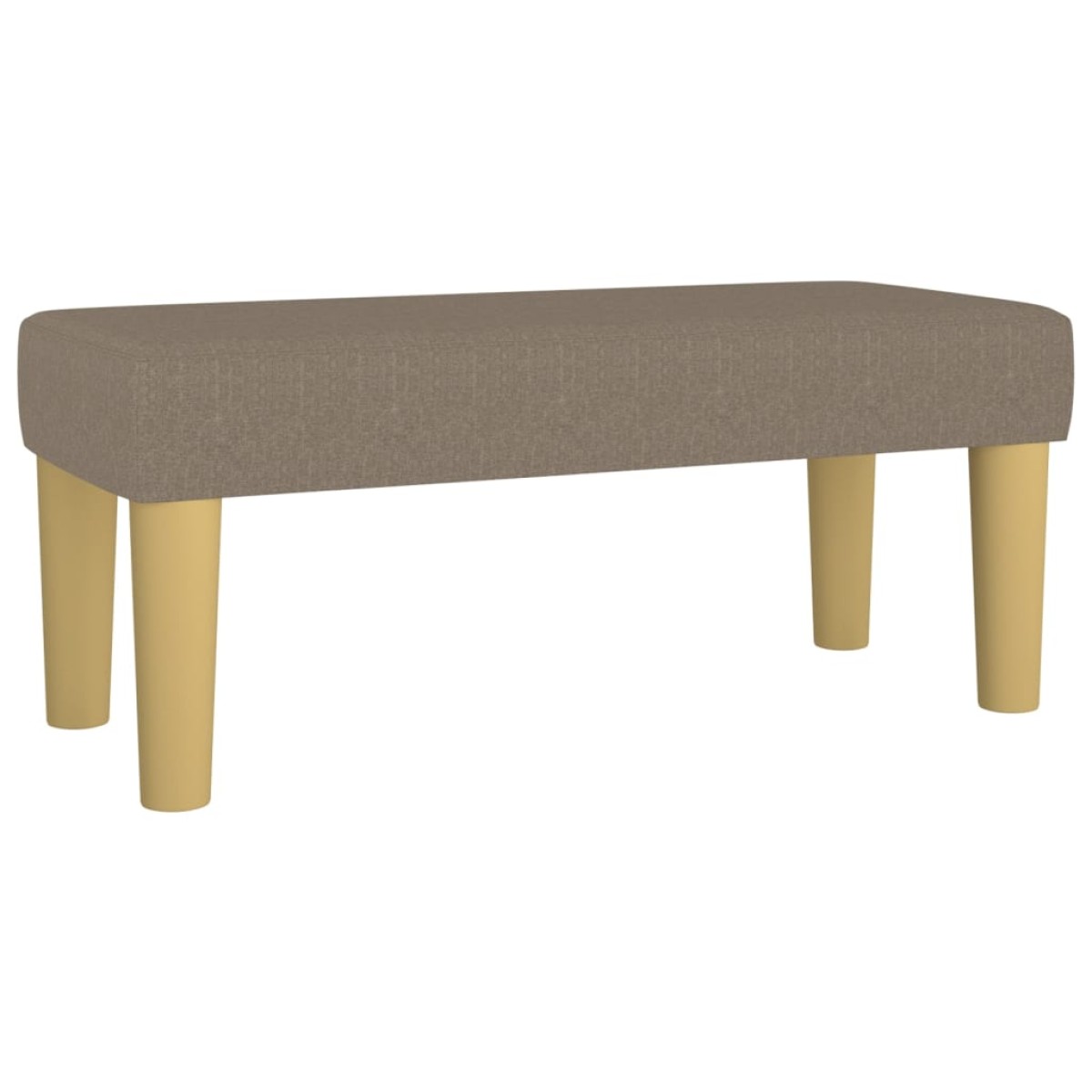 vidaXL Πάγκος Taupe 70 x 30 x 30 εκ. Υφασμάτινος