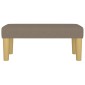 vidaXL Πάγκος Taupe 70 x 30 x 30 εκ. Υφασμάτινος