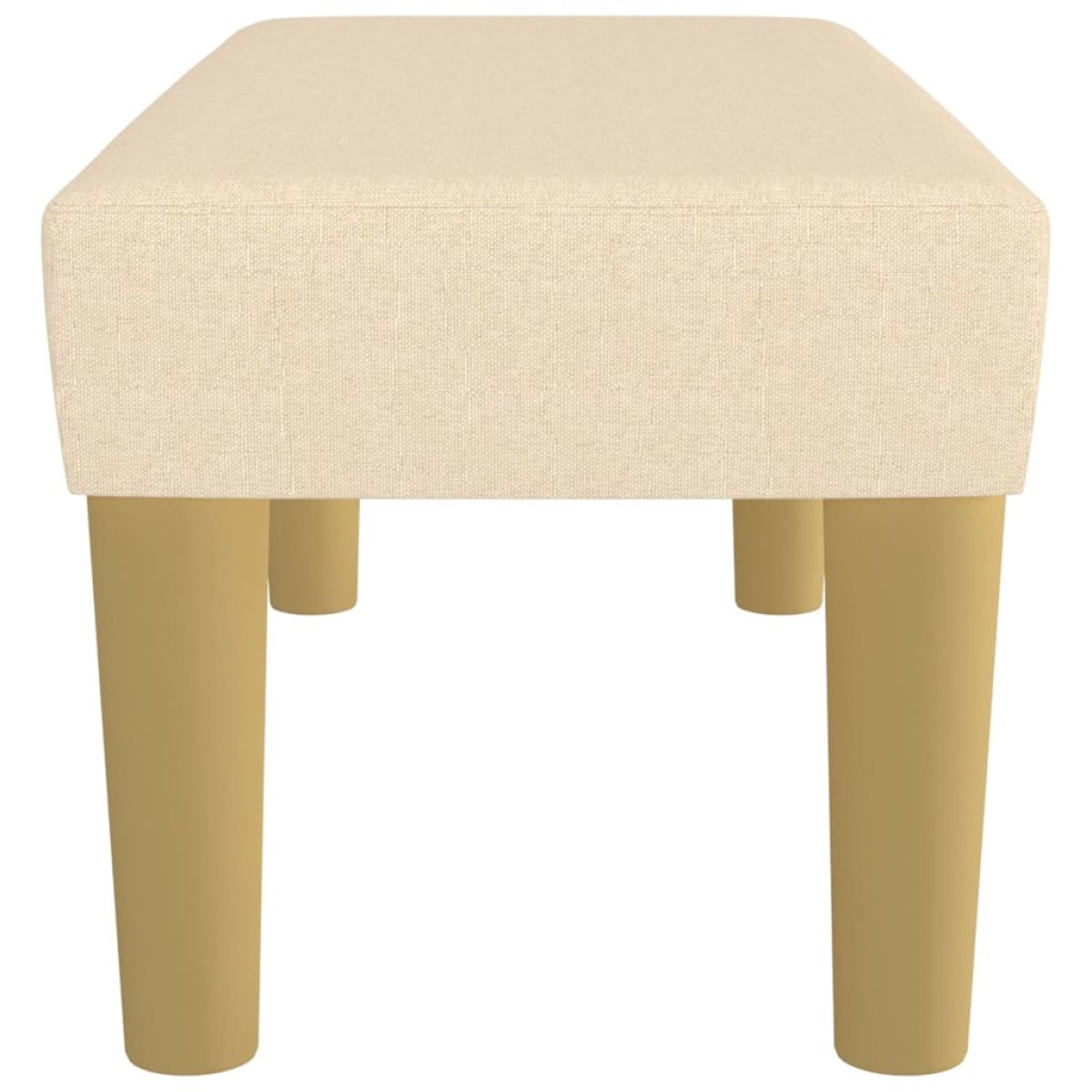 vidaXL Πάγκος Κρεμ 70 x 30 x 30 εκ. Υφασμάτινος