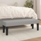 vidaXL Πάγκος Ανοιχτό Γκρι 100x30x30 εκ. Υφασμάτινος
