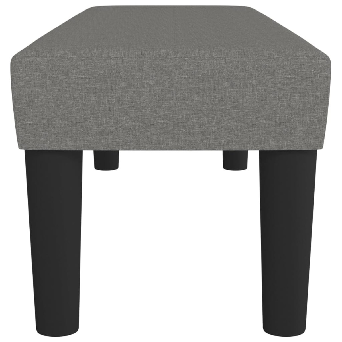 vidaXL Πάγκος Σκούρο Γκρι 100x30x30 εκ. Υφασμάτινος