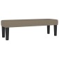 vidaXL Πάγκος Taupe 100x30x30 εκ. Υφασμάτινος