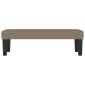 vidaXL Πάγκος Taupe 100x30x30 εκ. Υφασμάτινος