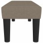 vidaXL Πάγκος Taupe 100x30x30 εκ. Υφασμάτινος