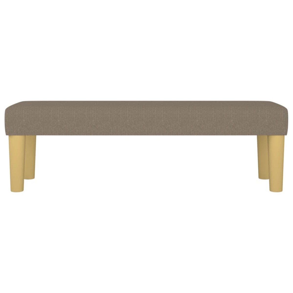 vidaXL Πάγκος Taupe 100x30x30 εκ. Υφασμάτινος