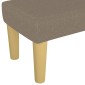 vidaXL Πάγκος Taupe 100x30x30 εκ. Υφασμάτινος