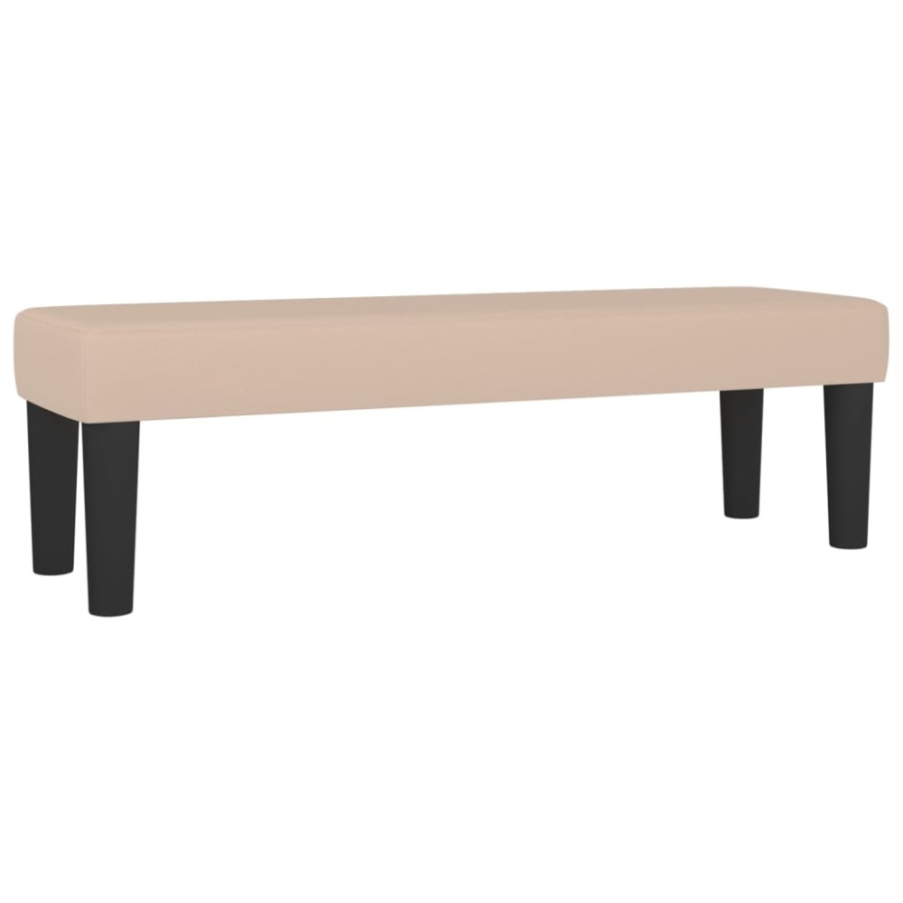 vidaXL Πάγκος Καπουτσίνο 100x30x30 εκ. από Συνθετικό Δέρμα
