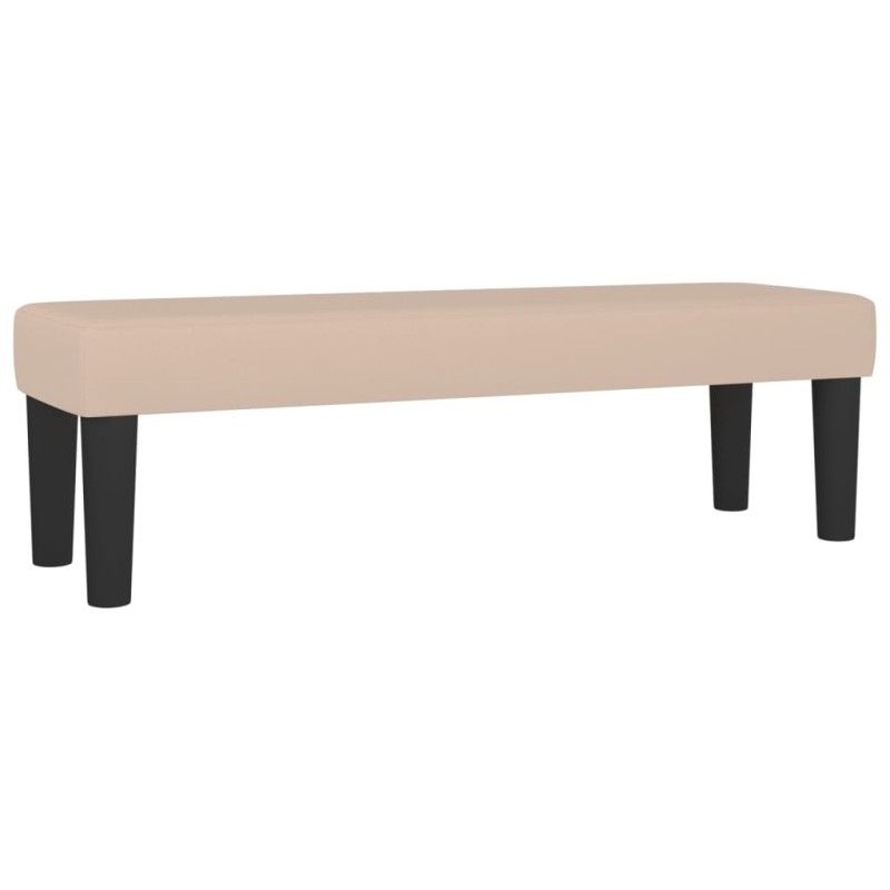 vidaXL Πάγκος Καπουτσίνο 100x30x30 εκ. από Συνθετικό Δέρμα