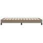 vidaXL Πλαίσιο Κρεβατιού Taupe 90x200 εκ. Υφασμάτινο