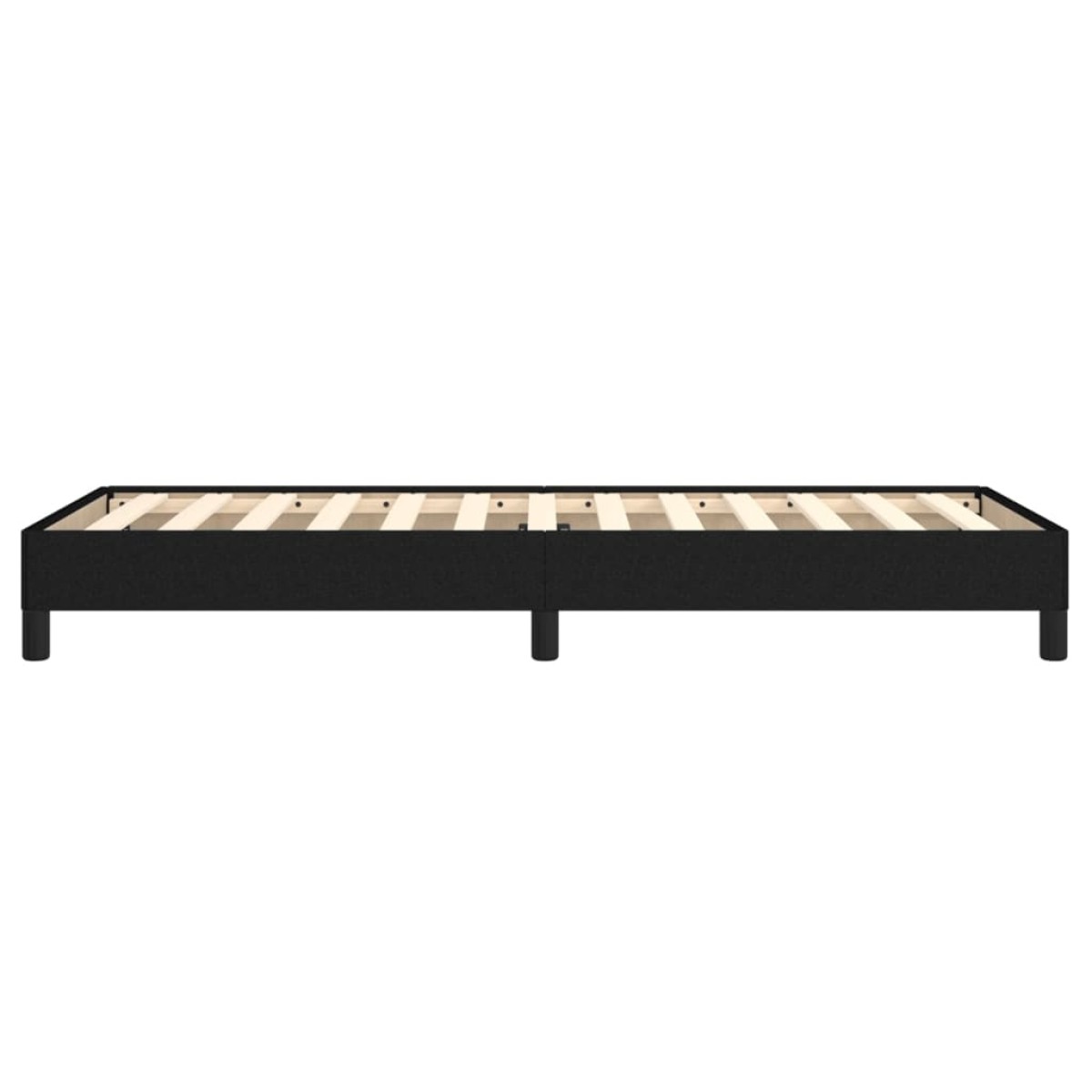 vidaXL Πλαίσιο Κρεβατιού Boxspring Μαύρο 100 x 200 εκ. Υφασμάτινο