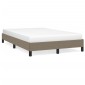 vidaXL Πλαίσιο Κρεβατιού Taupe 120x200 εκ. Υφασμάτινο