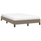 vidaXL Πλαίσιο Κρεβατιού Taupe 120x200 εκ. Υφασμάτινο