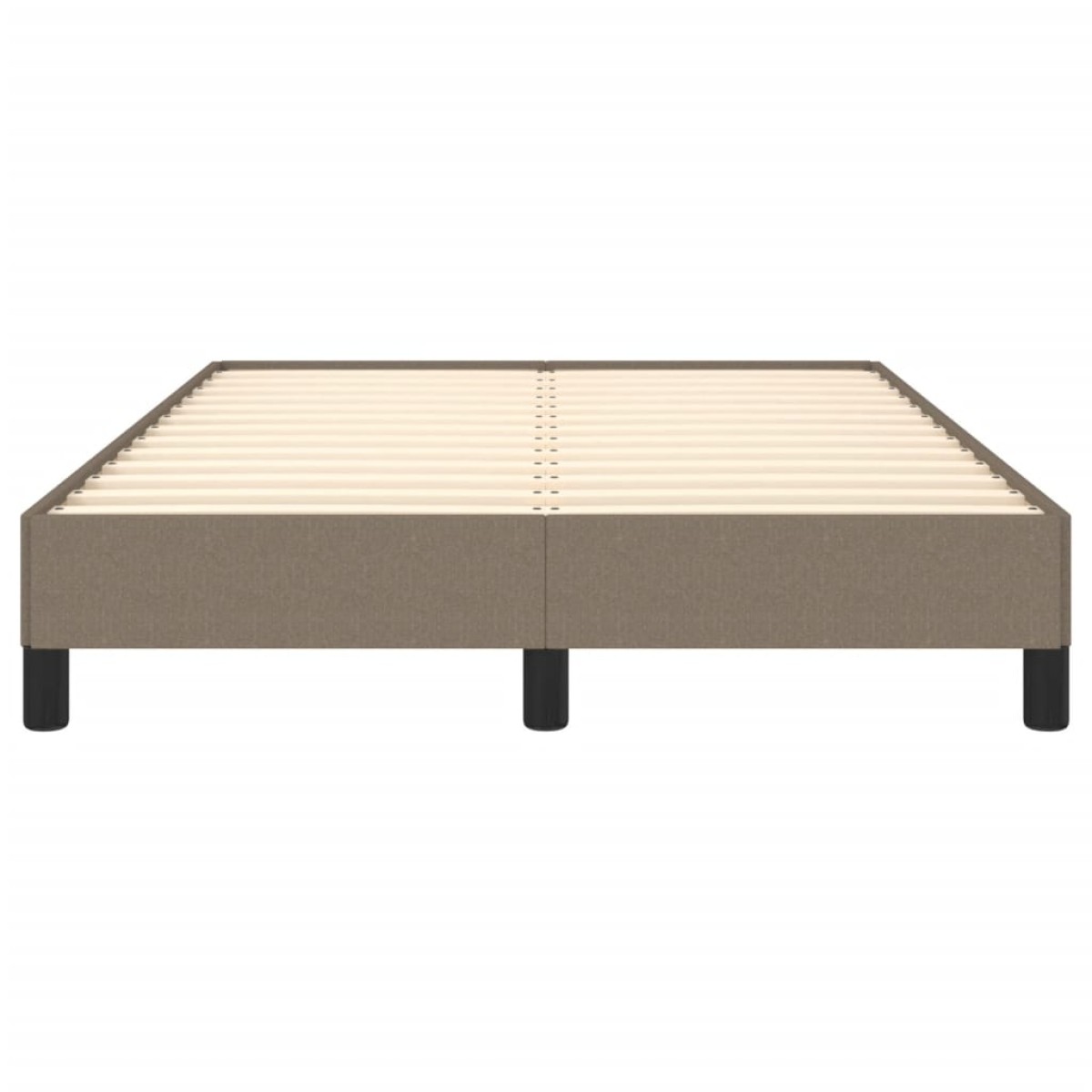 vidaXL Πλαίσιο Κρεβατιού Taupe 120x200 εκ. Υφασμάτινο