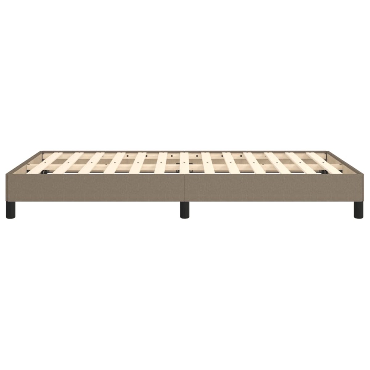 vidaXL Πλαίσιο Κρεβατιού Taupe 120x200 εκ. Υφασμάτινο
