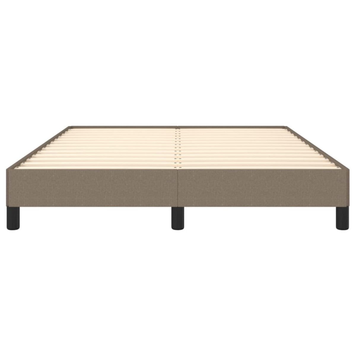 vidaXL Πλαίσιο Κρεβατιού Taupe 140x200 εκ. Υφασμάτινο
