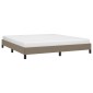 vidaXL Πλαίσιο Κρεβατιού Taupe 160x200 εκ. Υφασμάτινο