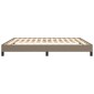 vidaXL Πλαίσιο Κρεβατιού Taupe 160x200 εκ. Υφασμάτινο