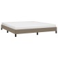 vidaXL Πλαίσιο Κρεβατιού Taupe 180x200 εκ. Υφασμάτινο