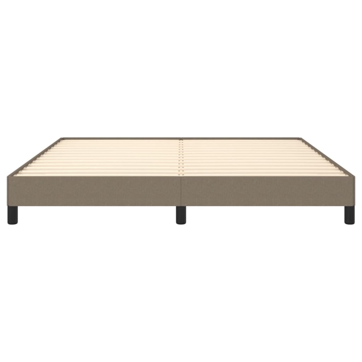 vidaXL Πλαίσιο Κρεβατιού Taupe 180x200 εκ. Υφασμάτινο