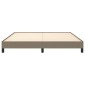 vidaXL Πλαίσιο Κρεβατιού Taupe 180x200 εκ. Υφασμάτινο