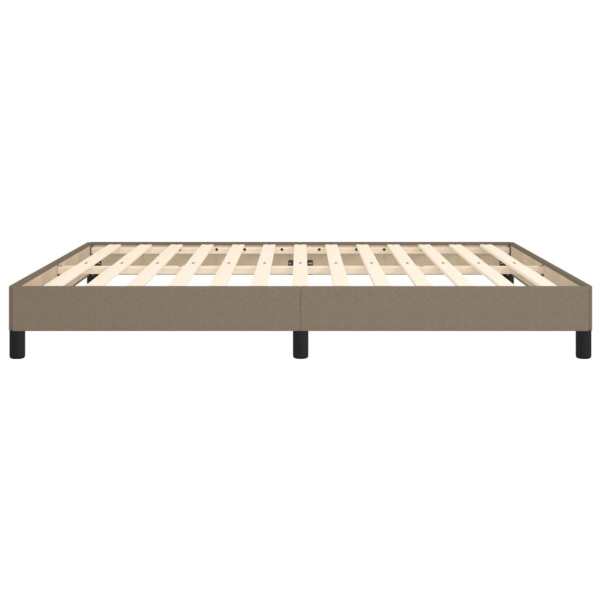 vidaXL Πλαίσιο Κρεβατιού Taupe 180x200 εκ. Υφασμάτινο