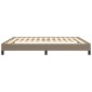 vidaXL Πλαίσιο Κρεβατιού Taupe 180x200 εκ. Υφασμάτινο
