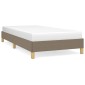 vidaXL Πλαίσιο Κρεβατιού Taupe 80x200 εκ. Υφασμάτινο