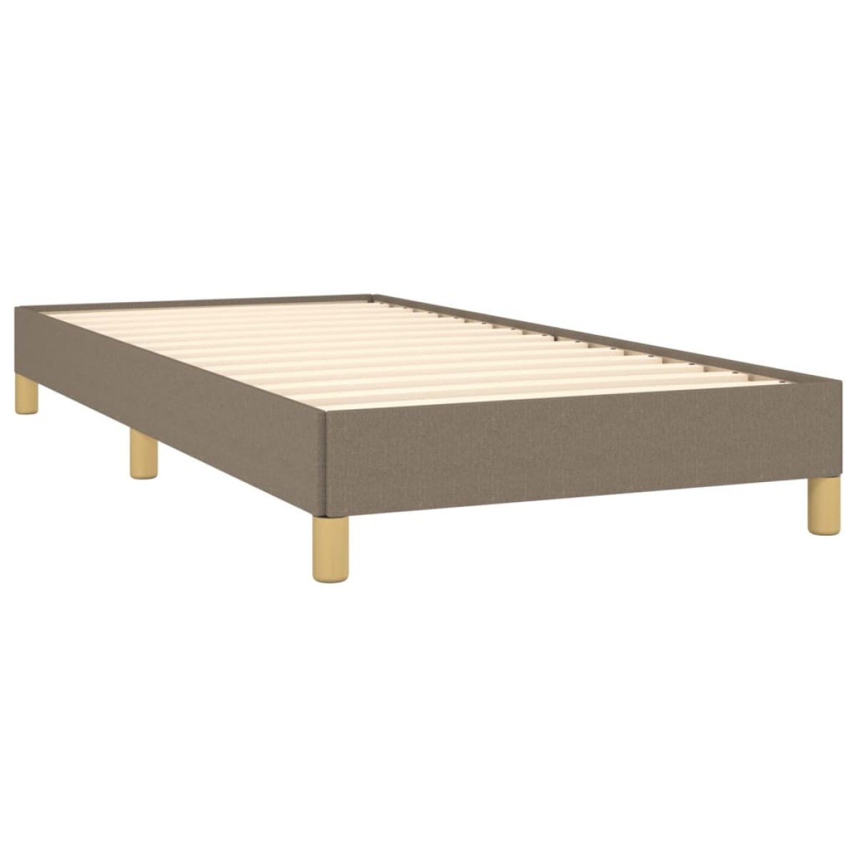 vidaXL Πλαίσιο Κρεβατιού Taupe 80x200 εκ. Υφασμάτινο
