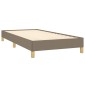 vidaXL Πλαίσιο Κρεβατιού Taupe 80x200 εκ. Υφασμάτινο