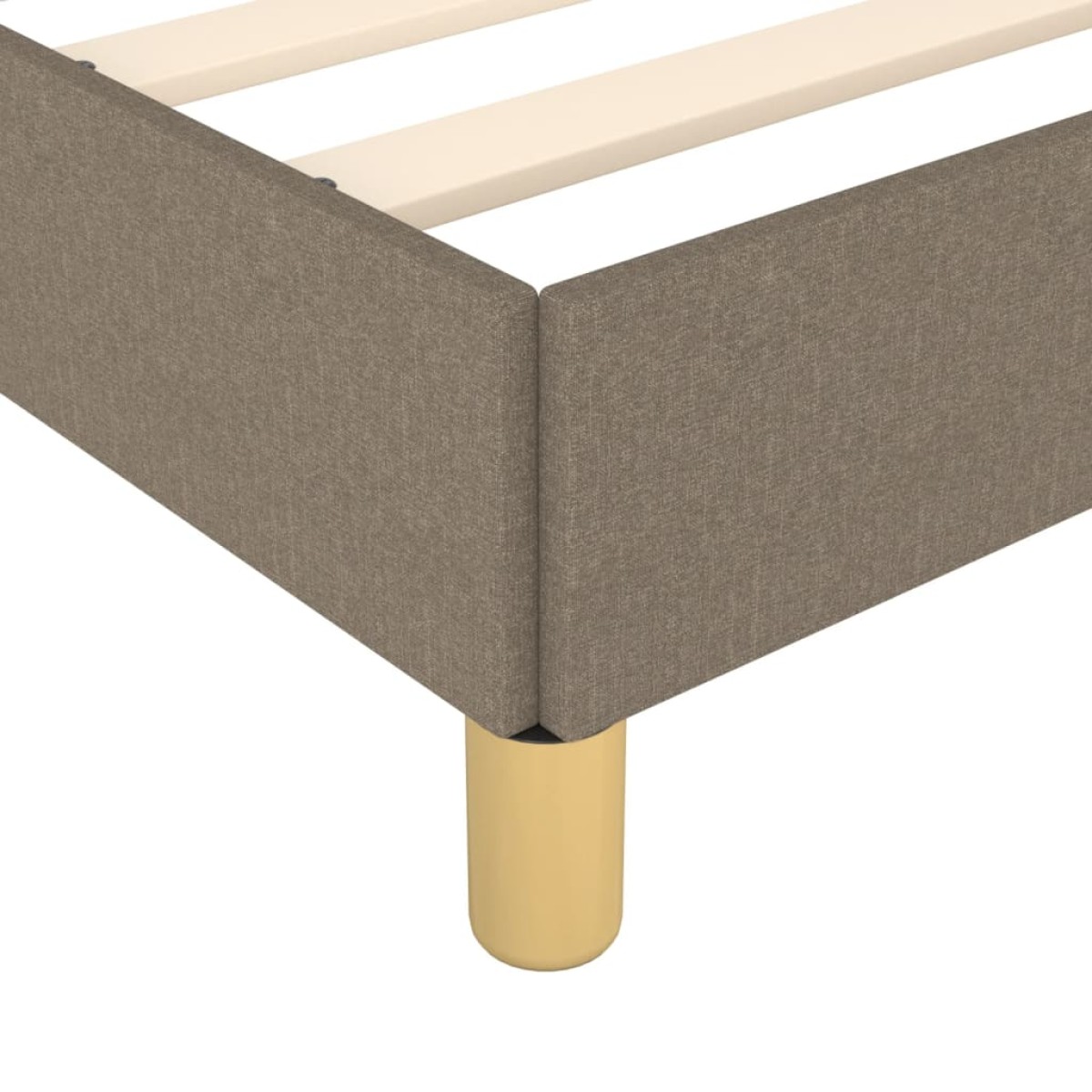 vidaXL Πλαίσιο Κρεβατιού Taupe 80x200 εκ. Υφασμάτινο