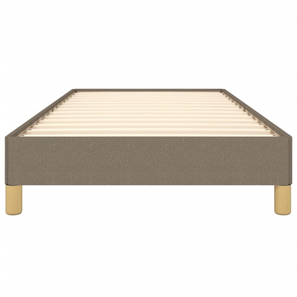 vidaXL Πλαίσιο Κρεβατιού Taupe 90x200 εκ. Υφασμάτινο