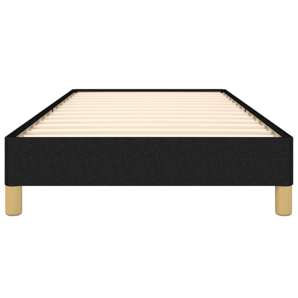 vidaXL Πλαίσιο Κρεβατιού Boxspring Μαύρο 100 x 200 εκ. Υφασμάτινο
