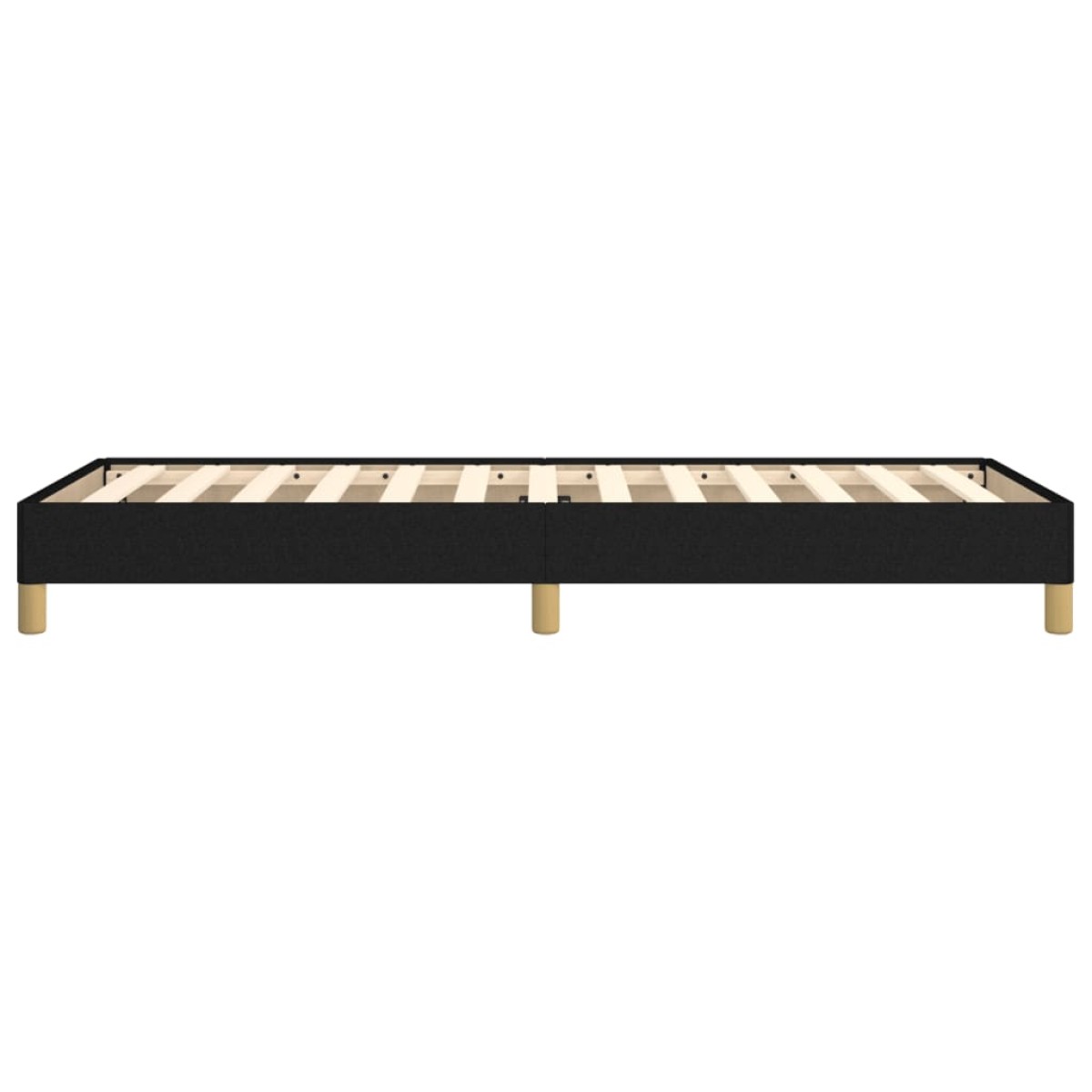 vidaXL Πλαίσιο Κρεβατιού Boxspring Μαύρο 100 x 200 εκ. Υφασμάτινο