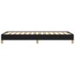 vidaXL Πλαίσιο Κρεβατιού Boxspring Μαύρο 100 x 200 εκ. Υφασμάτινο