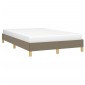 vidaXL Πλαίσιο Κρεβατιού Taupe 120x200 εκ. Υφασμάτινο