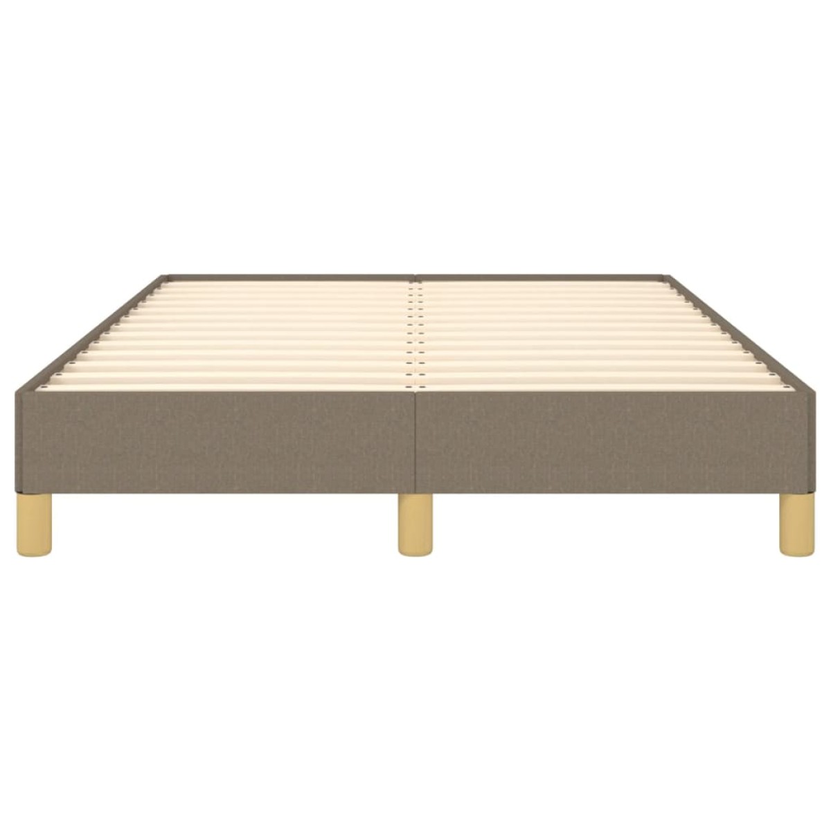 vidaXL Πλαίσιο Κρεβατιού Taupe 120x200 εκ. Υφασμάτινο