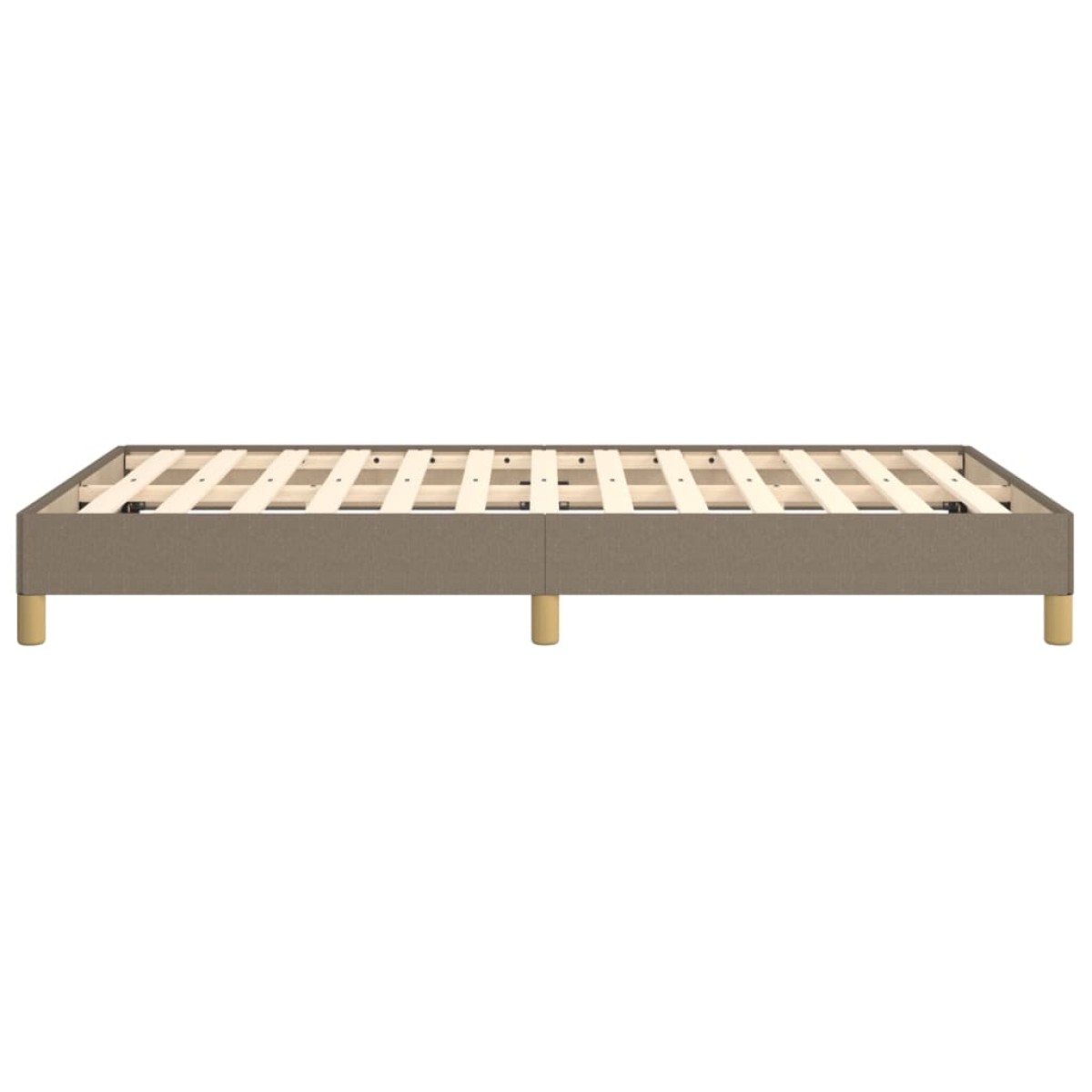 vidaXL Πλαίσιο Κρεβατιού Taupe 120x200 εκ. Υφασμάτινο