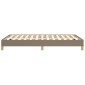 vidaXL Πλαίσιο Κρεβατιού Taupe 120x200 εκ. Υφασμάτινο