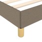 vidaXL Πλαίσιο Κρεβατιού Taupe 120x200 εκ. Υφασμάτινο