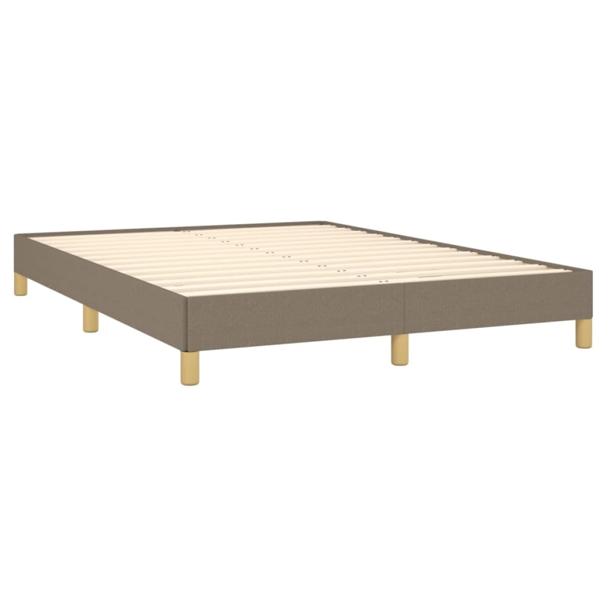 vidaXL Πλαίσιο Κρεβατιού Taupe 140 x 190 εκ. Υφασμάτινο