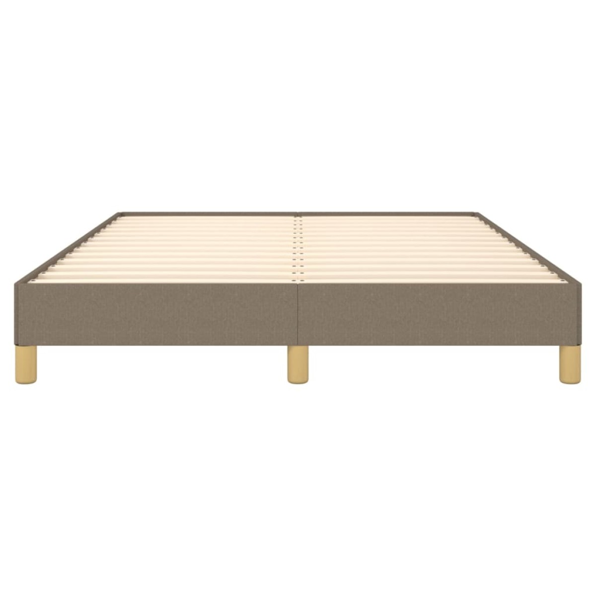 vidaXL Πλαίσιο Κρεβατιού Taupe 140 x 190 εκ. Υφασμάτινο