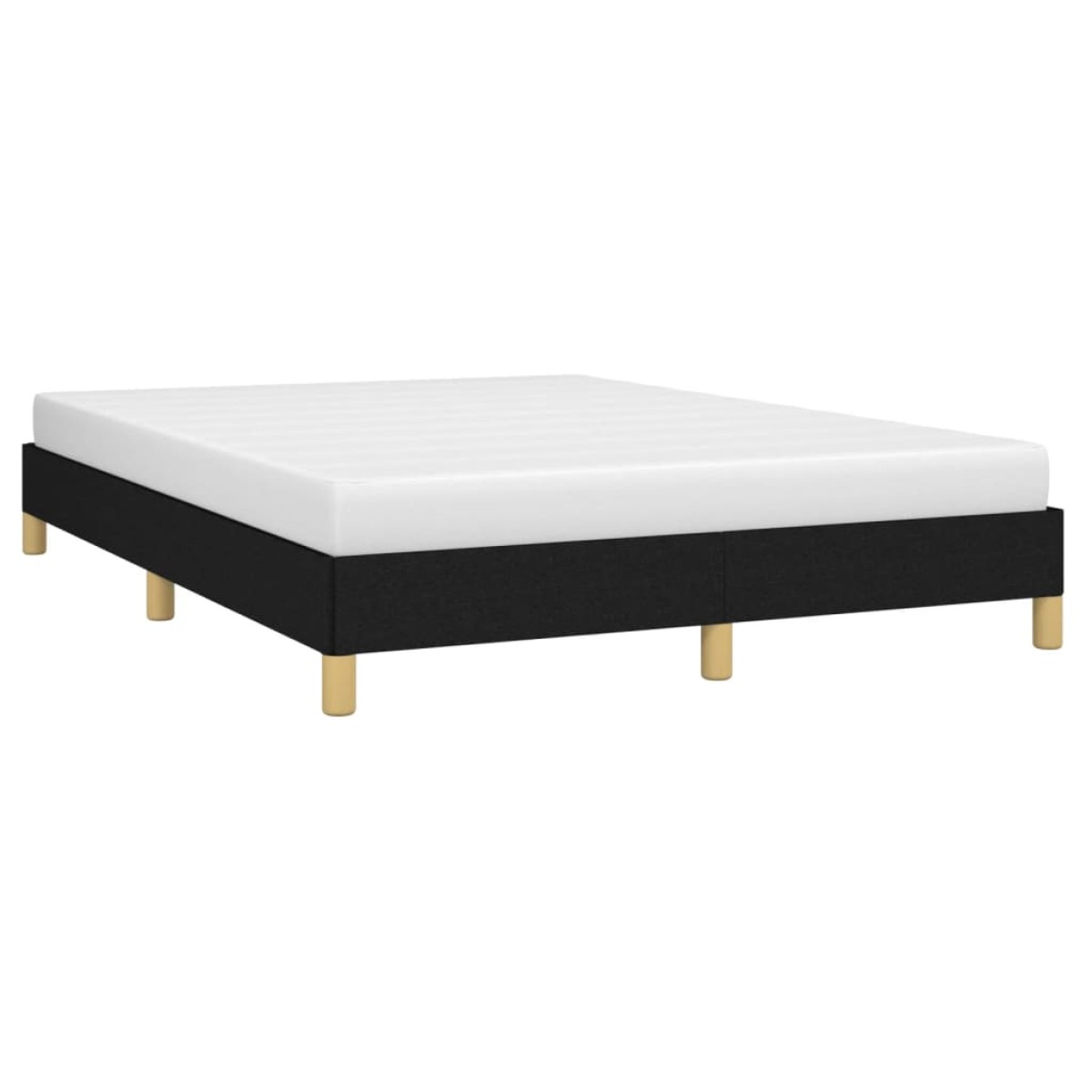 vidaXL Πλαίσιο Κρεβατιού Μαύρο 160x200 εκ. Υφασμάτινο