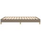 vidaXL Πλαίσιο Κρεβατιού Taupe 160x200 εκ. Υφασμάτινο
