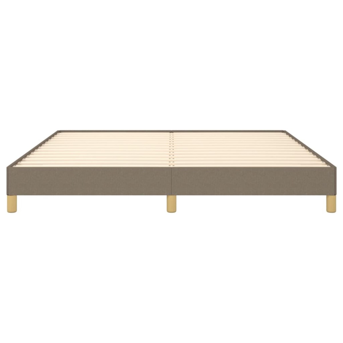 vidaXL Πλαίσιο Κρεβατιού Taupe 180x200 εκ. Υφασμάτινο