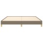 vidaXL Πλαίσιο Κρεβατιού Taupe 180x200 εκ. Υφασμάτινο