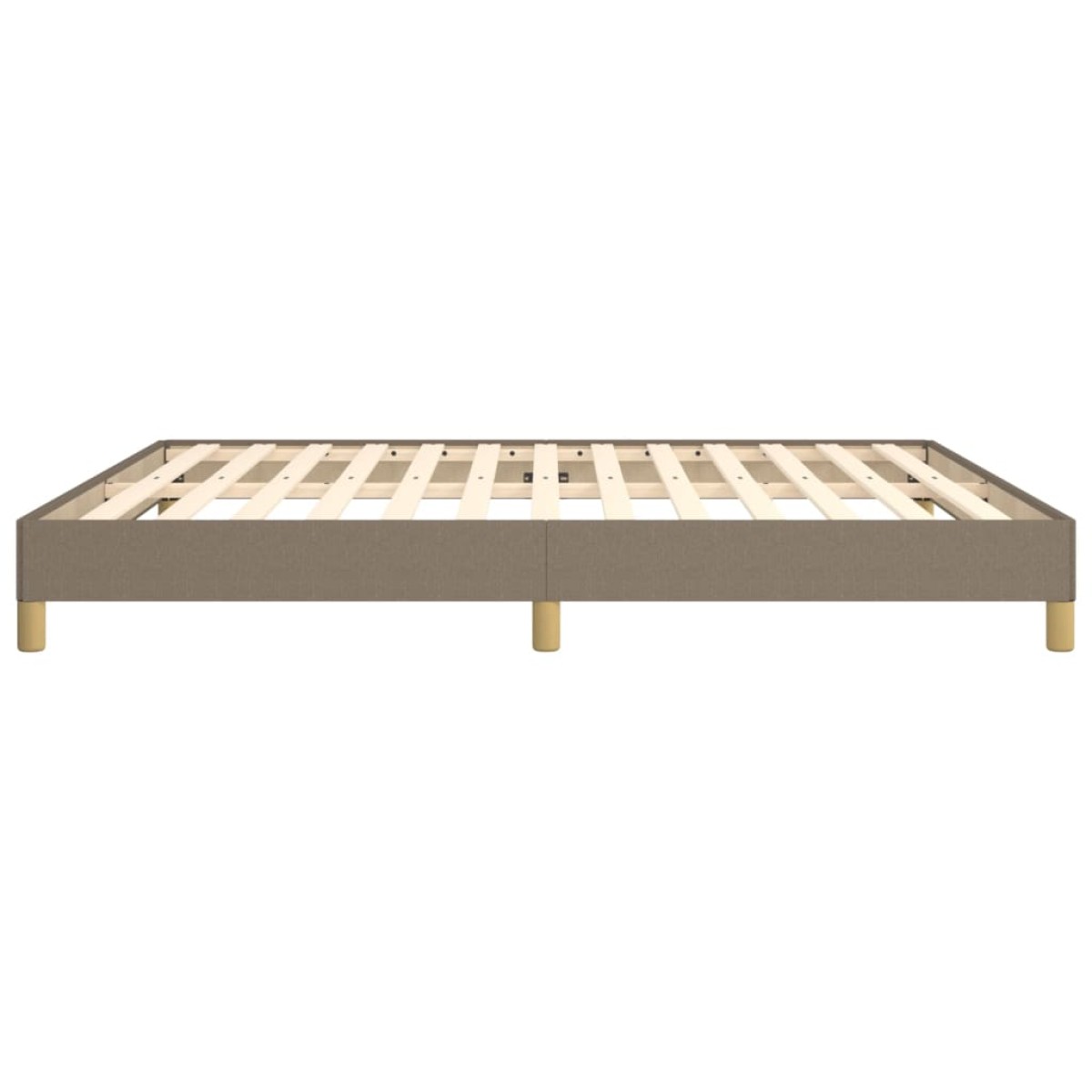vidaXL Πλαίσιο Κρεβατιού Taupe 180x200 εκ. Υφασμάτινο