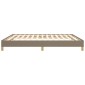 vidaXL Πλαίσιο Κρεβατιού Taupe 180x200 εκ. Υφασμάτινο