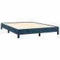 vidaXL Πλαίσιο Κρεβατιού Σκούρο Μπλε 140 x 190 εκ. Βελούδινο
